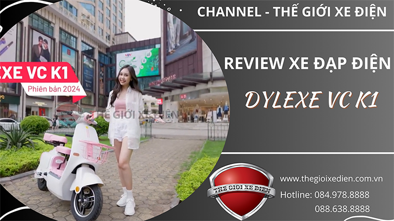Xe Đạp Điện Dylexe VC K1 Phiên Bản 2024 Hiện Đại Cá Tính