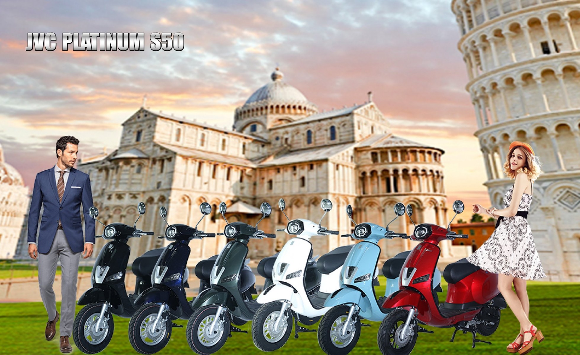xe tay ga 50cc dưới 25 triệu - JVC Platinum