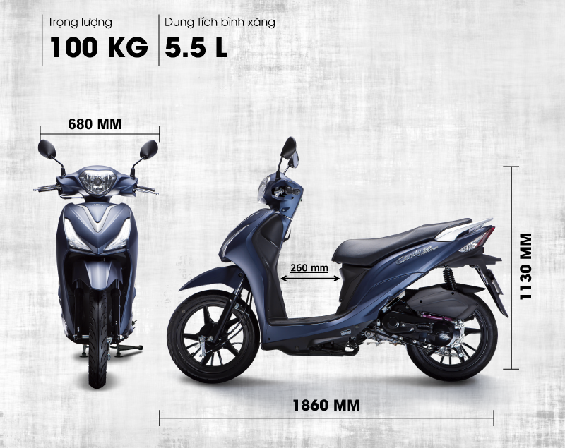 Xe ga 50cc KYMCO Candy Hermosa