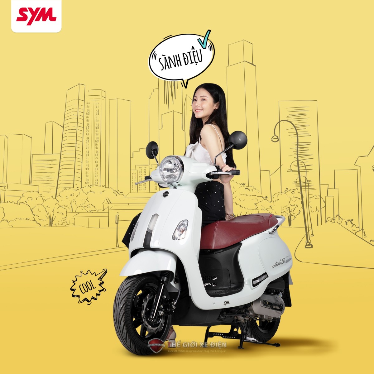 xe ga 50cc SYM Attila