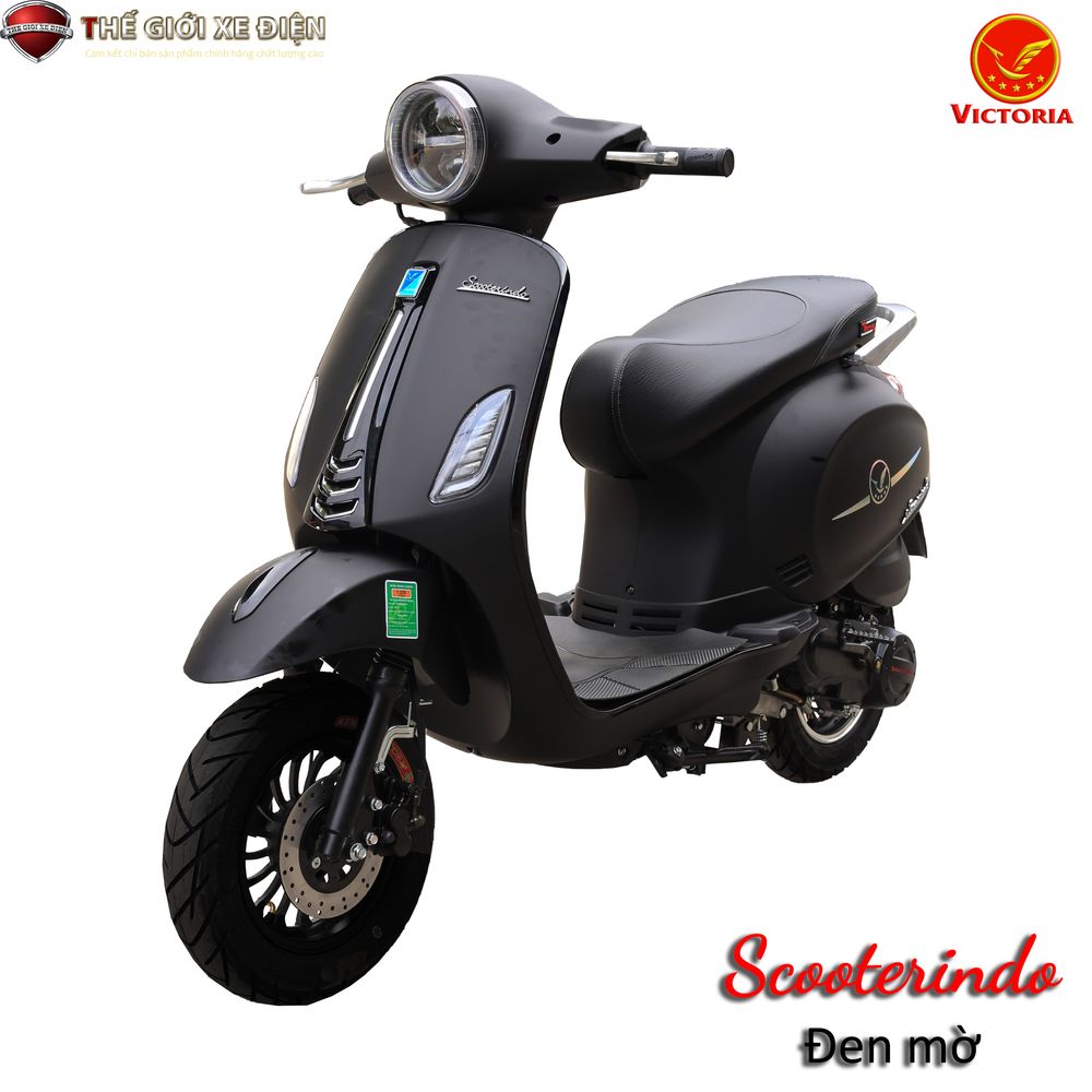 xe 50cc vespa scooter đèn tròn victoria