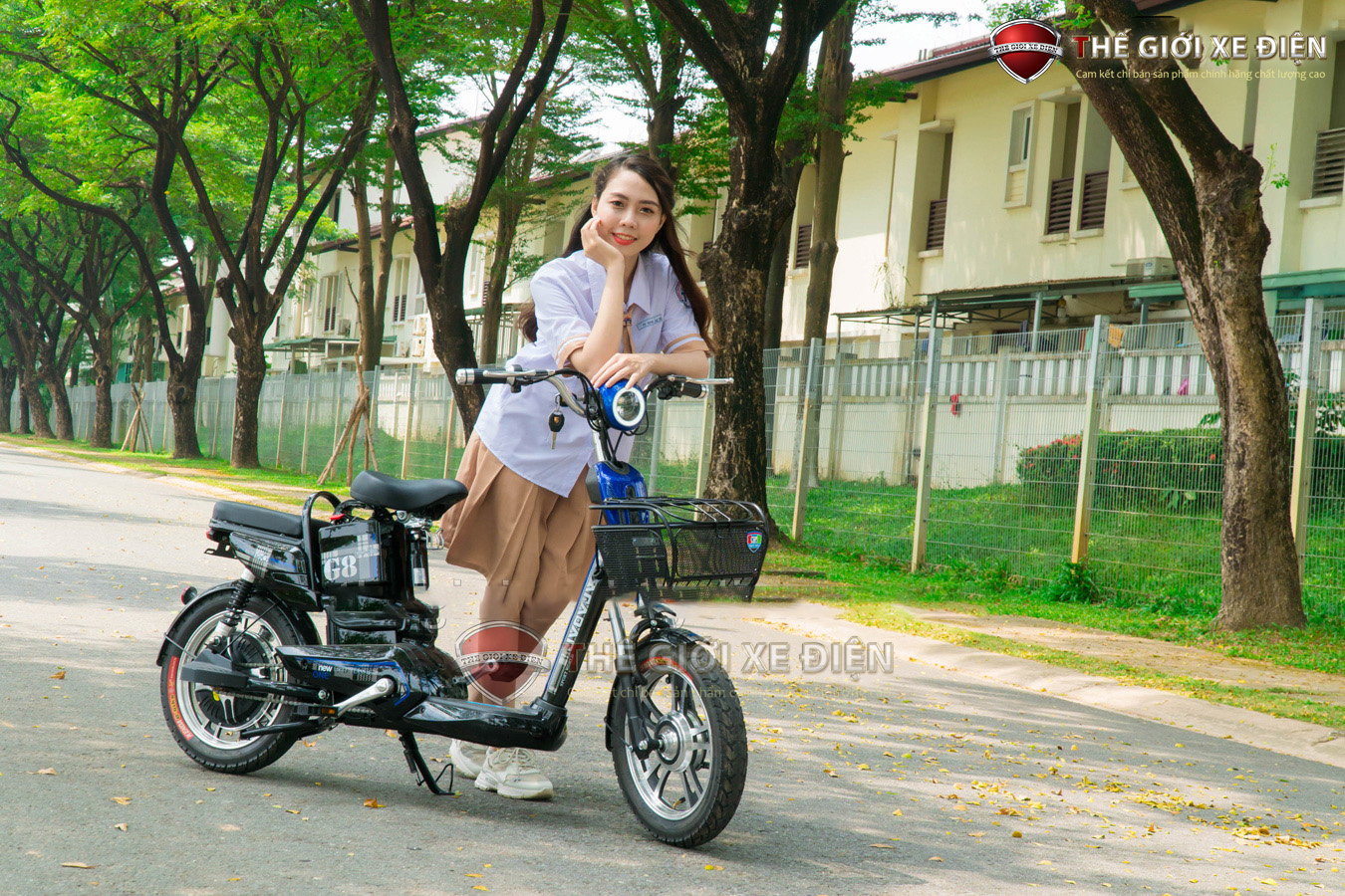 xe đạp điện JVC G8