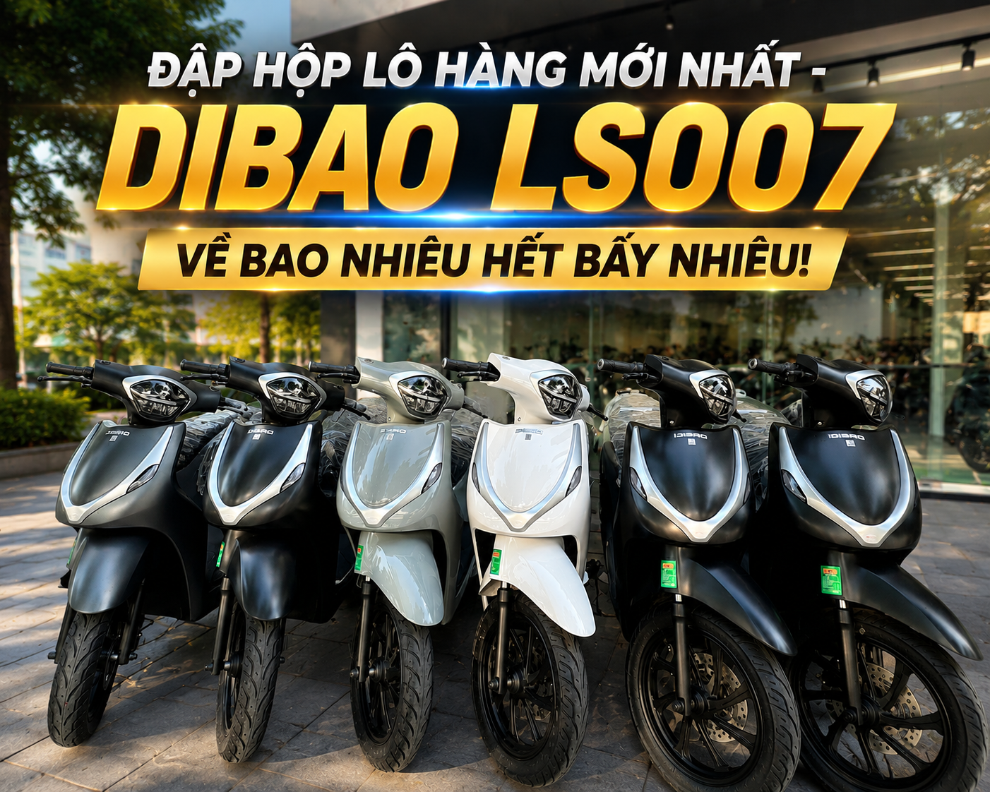 Đập Hộp Lô Hàng Mới Nhất - Dibao LS007 Về Bao Nhiêu Hết Bấy Nhiêu!