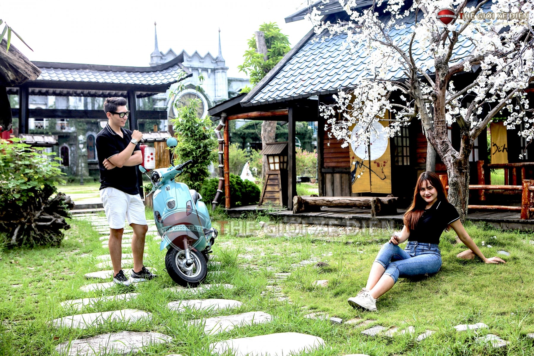 Xe ga 50cc Vespa Dibao Pansy X - nổi bật trong những dòng xe không cần bằng lái