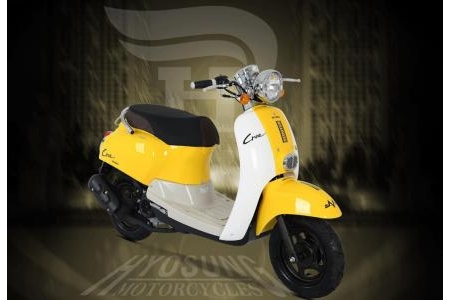 Xe máy ga 50cc Crea Hyosung – Đối thủ đáng gờm của thị trường xe 50 phân khối