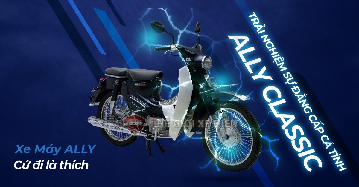 Cub 50 Classic Ally Korea – Mẫu Xe Máy Cub 50cc Có Thiết Kế Đặc Biệt