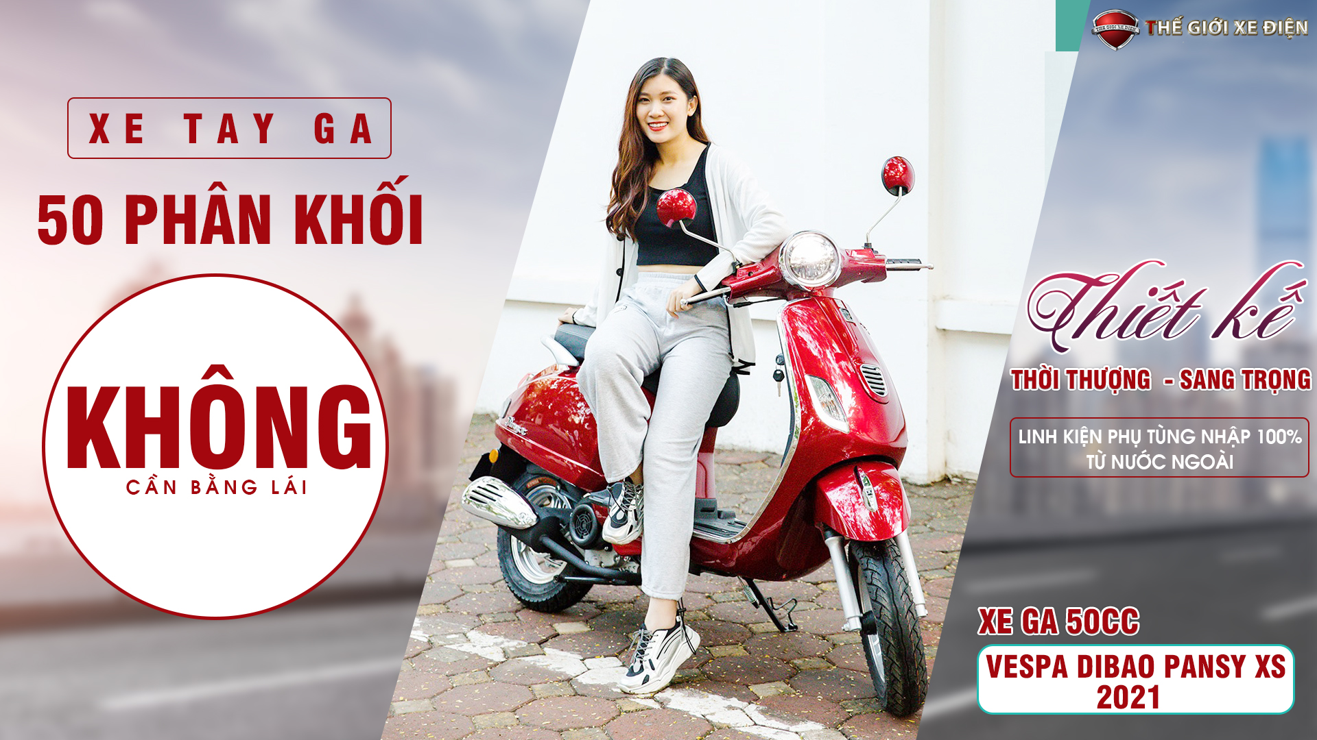 Vì sao các bạn nữ thích chạy các dòng xe ga 50cc?