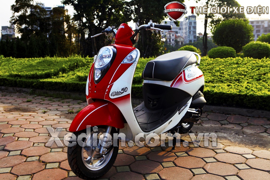 SYM Elite 50cc mẫu tay ga sang chảnh hiện đại dành cho học sinh