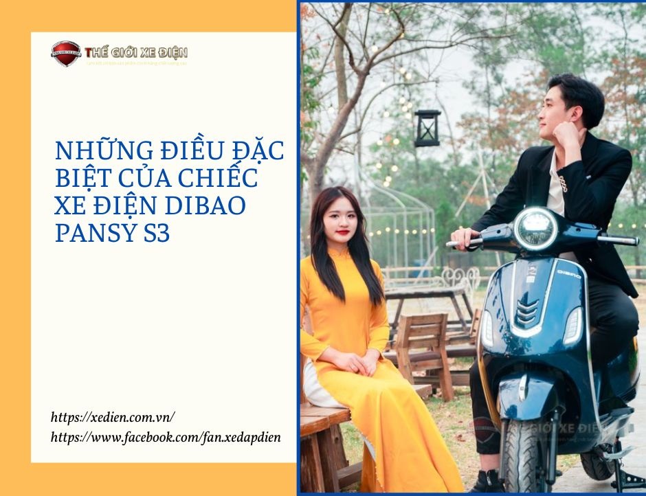Những điều đặc biệt của chiếc xe điện Dibao Pansy S3