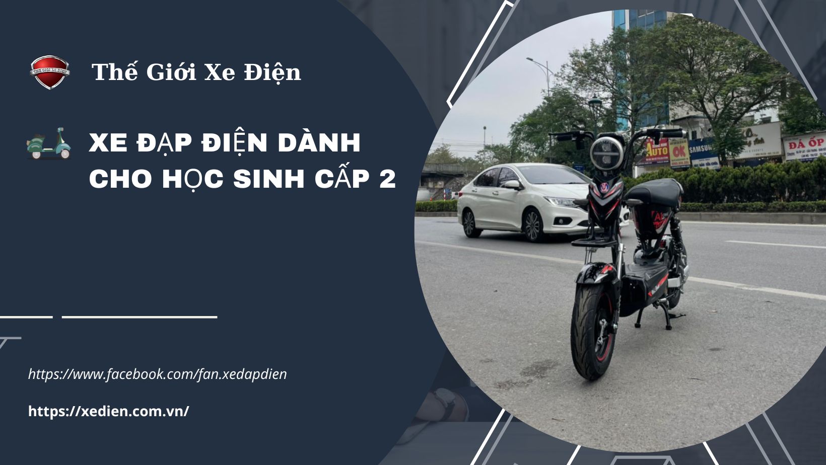 Xe đạp điện dành cho học sinh cấp 2