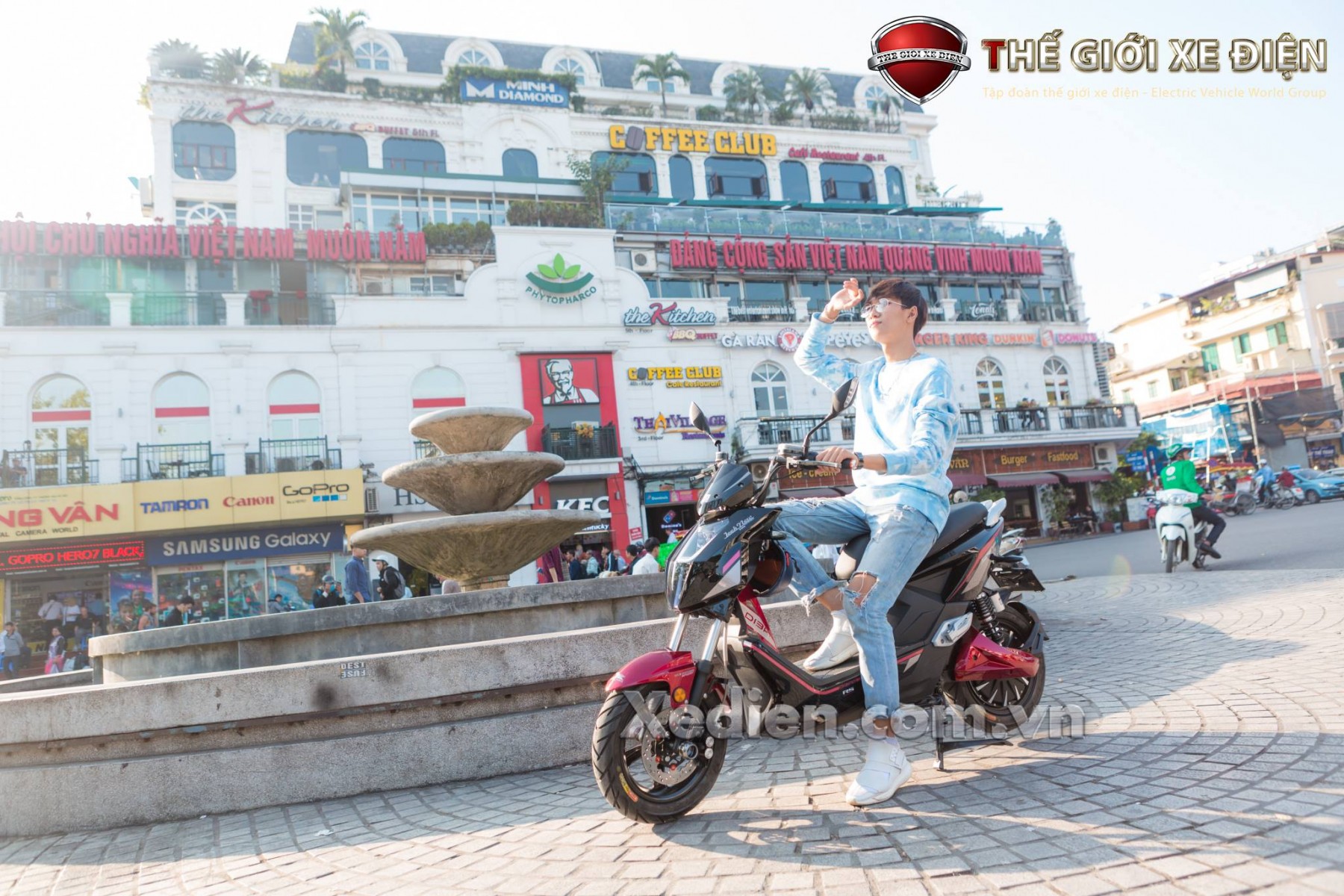 Đánh giá chi tiết xe điện máy Jeek New Dibao trang bị hai phanh đĩa