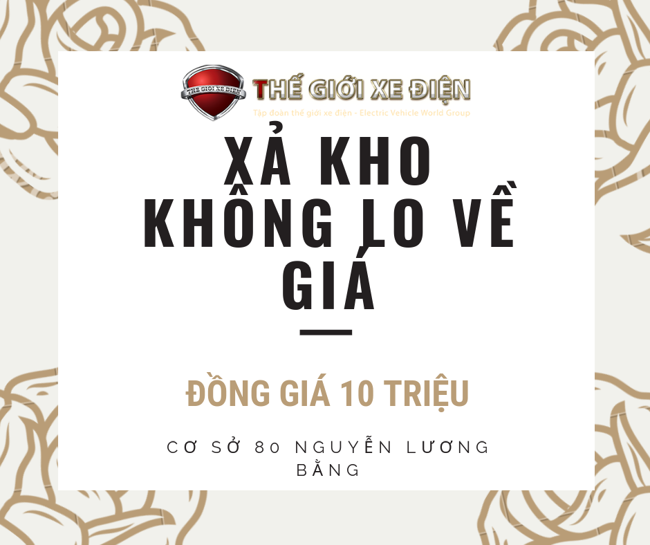 XẢ KHO ĐỒNG GIÁ 10 TRIỆU - Thế Giới Xe Điện