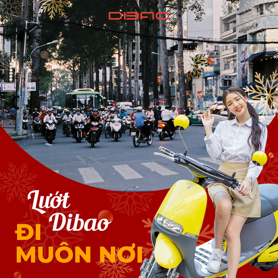 Vi vu muôn nơi cùng với xe máy điện Dibao Gogo SS 2 phanh đĩa 2020