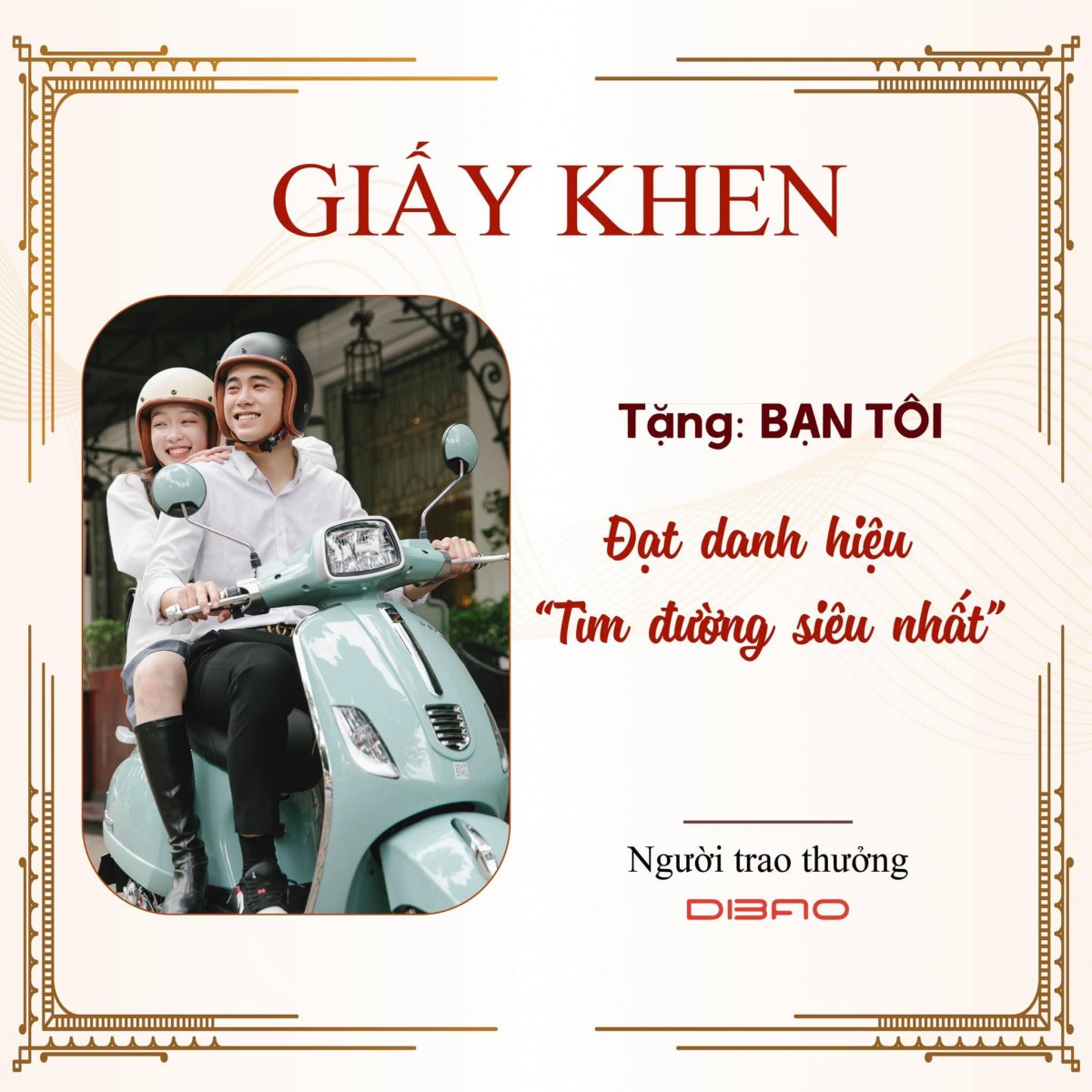 Không hề phí khi mua xe máy điện Dibao Vespa Pansy SQ 2021