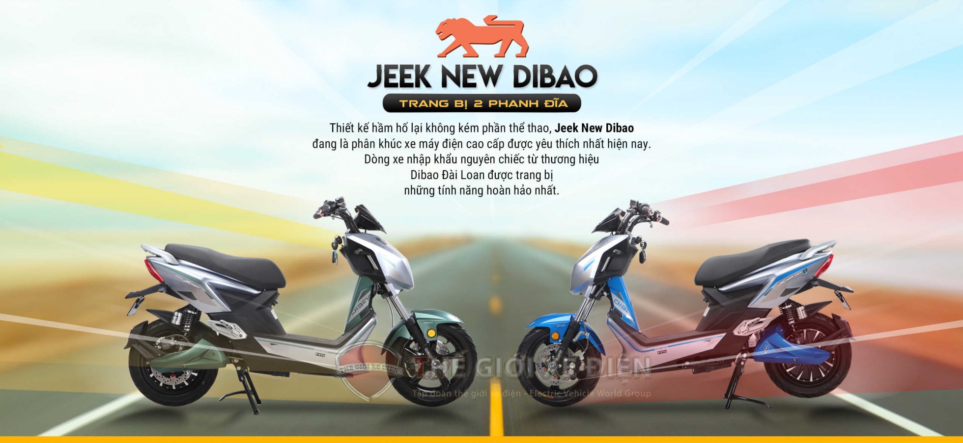 Bí quyết tạo nên sức hút cho chiếc xe máy điện Jeek New Dibao