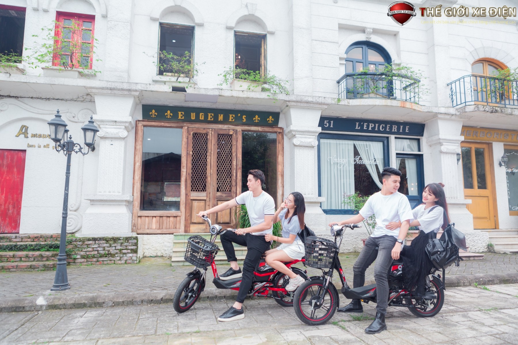 Review xe đạp điện JVC Q7 năng động trẻ trung