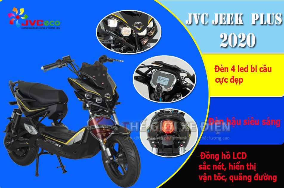 Điều gì làm nên sự nổi bật của chiếc Xe Điện JVC Jeek Plus 2020?