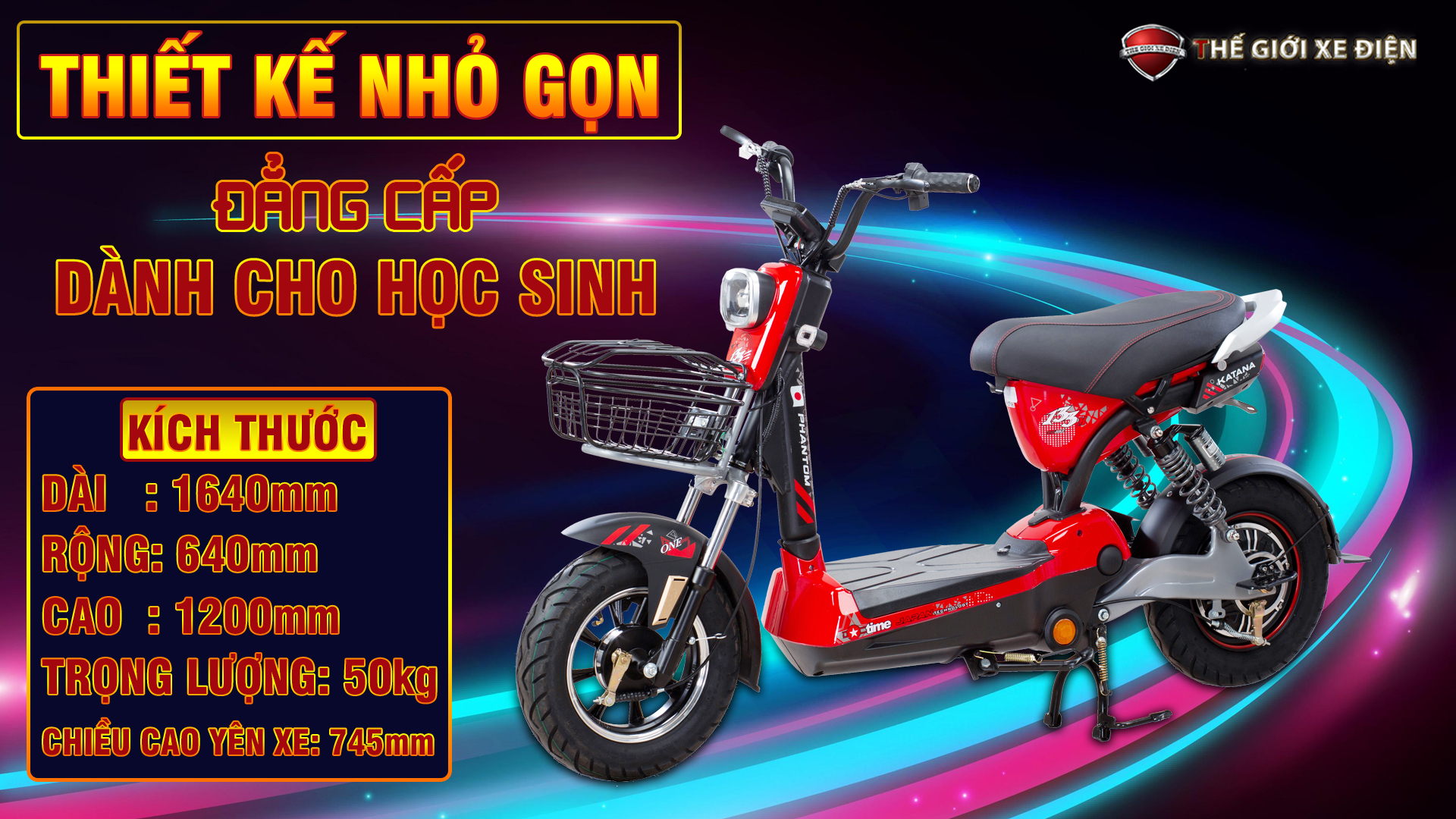 Xe điện 133 Phantom Katana đẳng cấp làm nên sự khác biệt