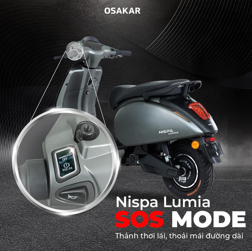 Nút SOS: thêm một lớp an toàn cho xe điện Osakar 
