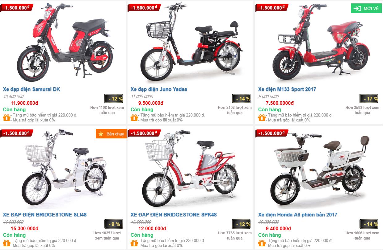 Nên mua xe đạp điện của hãng nào?