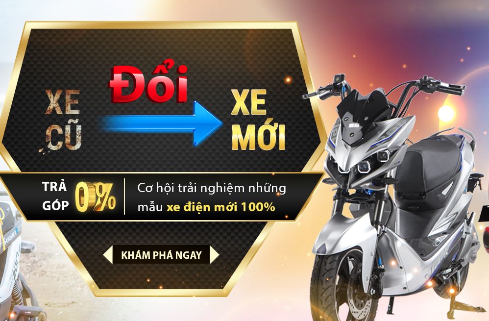 Dịch vụ đổi xe đạp điện, xe máy điện cũ lấy xe mới tại Thế Giới Xe Điện