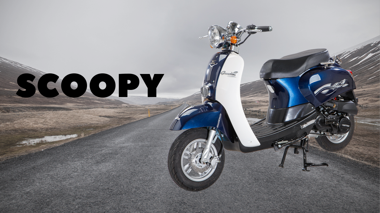 Xe Máy 50cc Scoopy Việt Thái Mang Nét Đẹp Cổ Điển Giữa Thế Kỷ 21